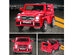Costway Mercedes Benz G65 Licensed 12V Electric Kids Ride On Car RC Remote Control White\ Black\ Red - Red