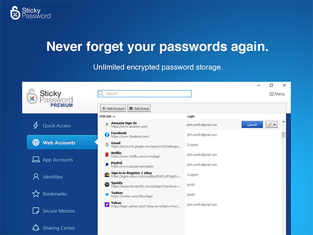 Sticky Password Premium: Lifetime Subscription