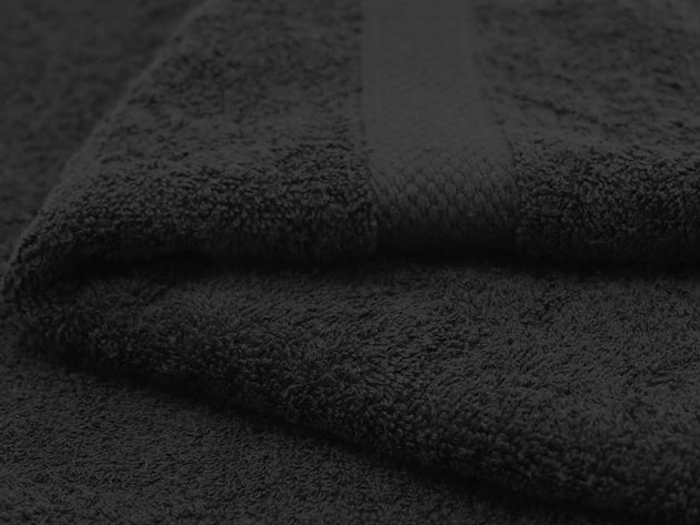Hurbane Home Extra Large 35"x70" Bath Sheets (Black/2-Pack)