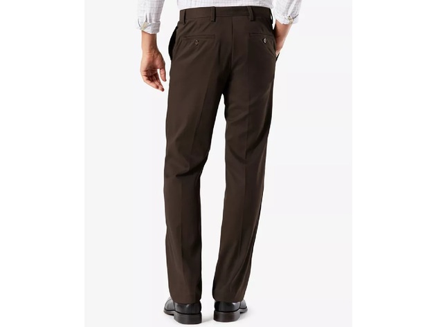 Dockers Men's Easy Classic Fit Khaki Stretch Pants Coffe Bean Size 40x32