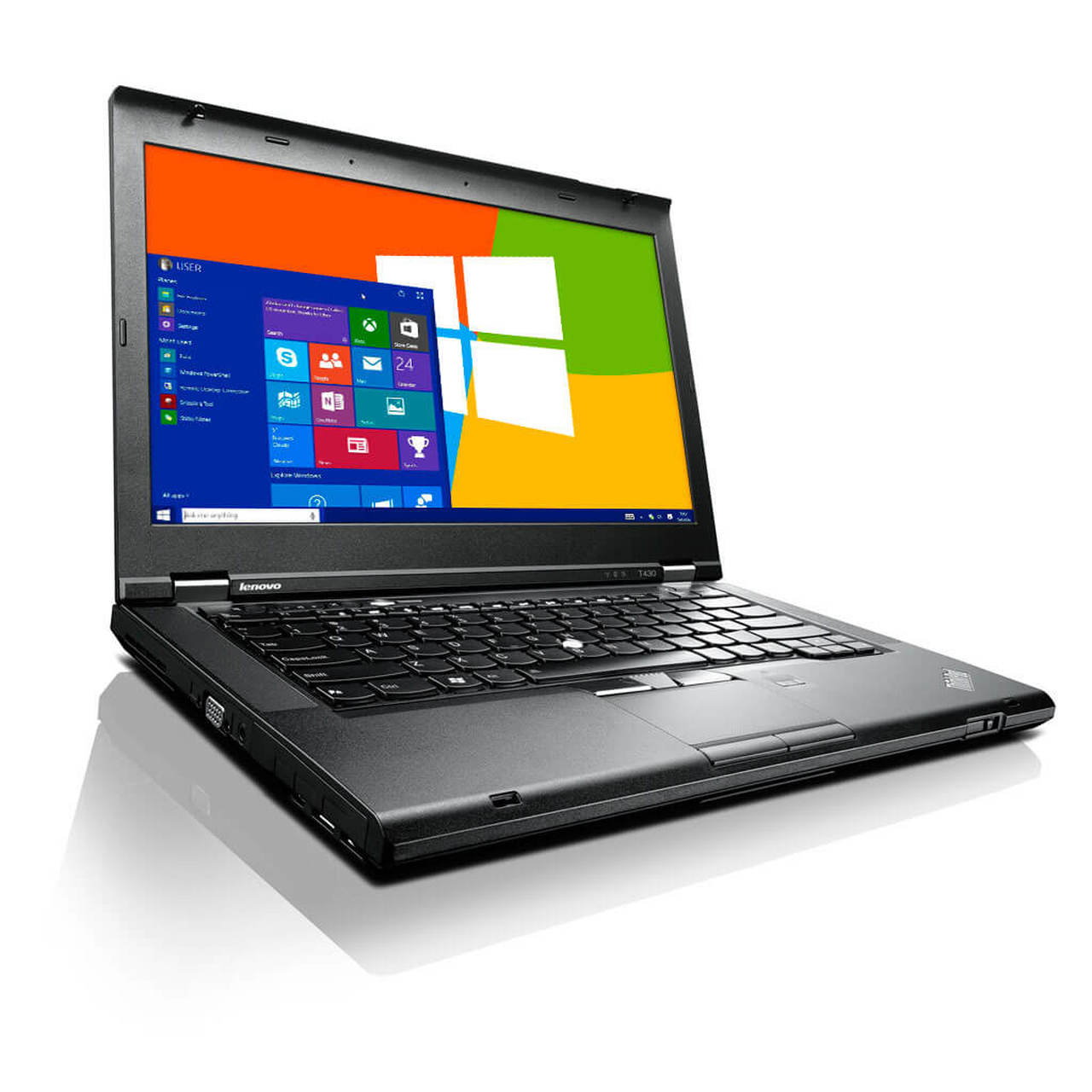 Lenovo ThinkPad T430 14" Laptop, 2.6GHz Intel i5 Dual Core Gen 3, 8GB RAM, 128GB SSD, Windows 10 Home 64 Bit (Grade B)