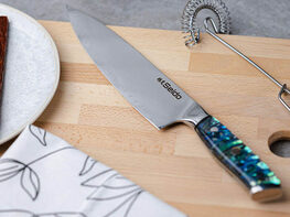 Awabi Damascus Chef Knife