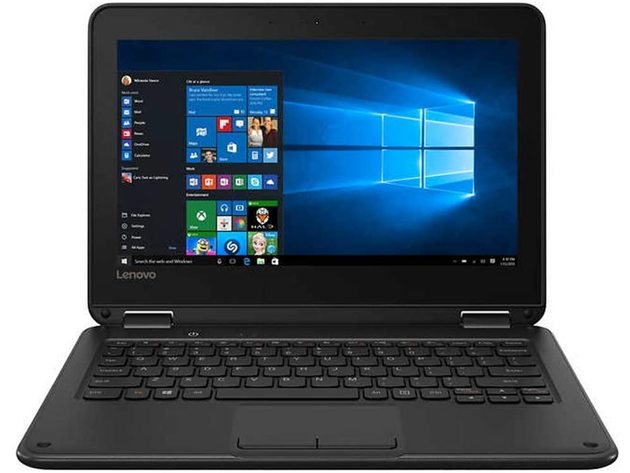 LENOVO Chromebook 300E Chromebook, 1.10 GHz Intel Celeron, 4GB DDR4 RAM, 64GB SSD Hard Drive, Chrome, 11" Screen (Renewed)