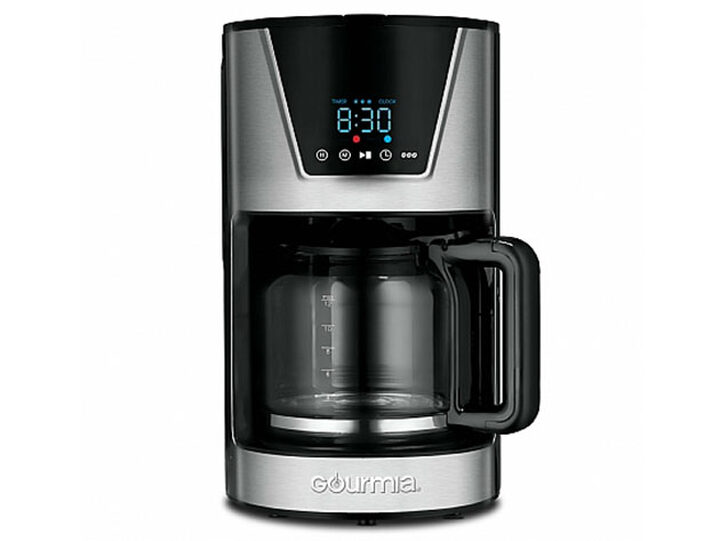 12-Cup Programmable Black Coffee Maker by Gourmia - Makes Hot and