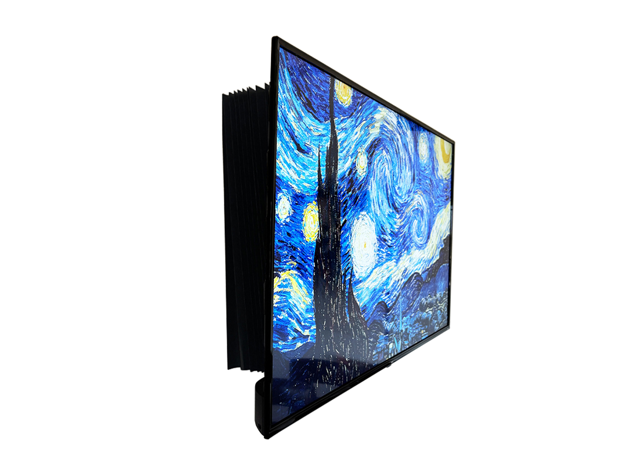 Dreamscreens TV Skirt Flex - Cord & Mount Concealer for Wall Mounted TVs
