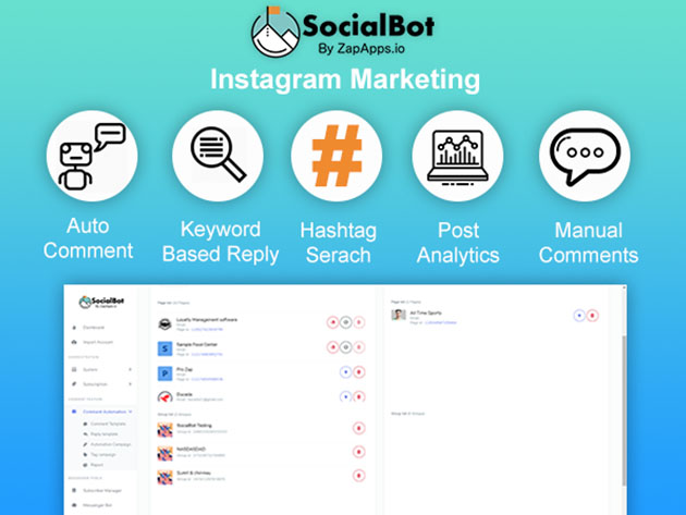 SocialBot by ZapApps: Lifetime Subscription (Accelerator)