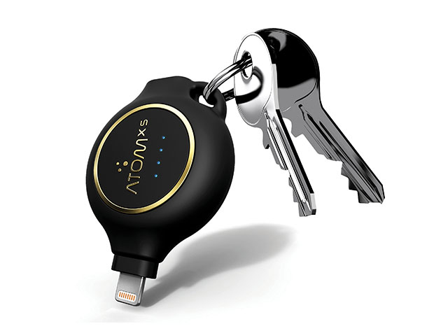 AtomXS 3+ Hour Emergency Keychain Charger | StackSocial