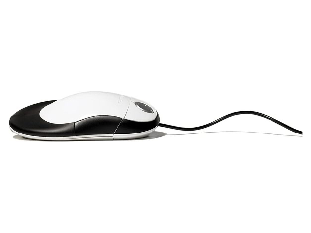 Humanscale SMUSB Switch Mac os Mouse with USB Connector - White W/Black Trim (Used, Open Retail Box)