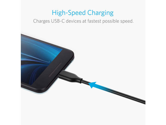 Anker PowerLine USB-C to USB 3.0 Cable (10ft)