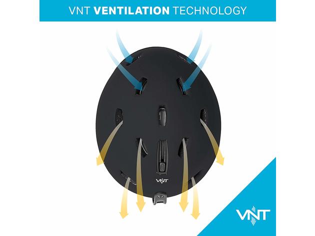 Wildhorn Drift Snowboard & Ski Helmet w/Active Ventilation,Large- Stealth (Refurbished, Open Retail Box)