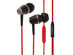 XTC In-Ear Genuine Wood Headphones (Red)