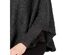 Karen Scott Women's Envelope Poncho Black Size Large