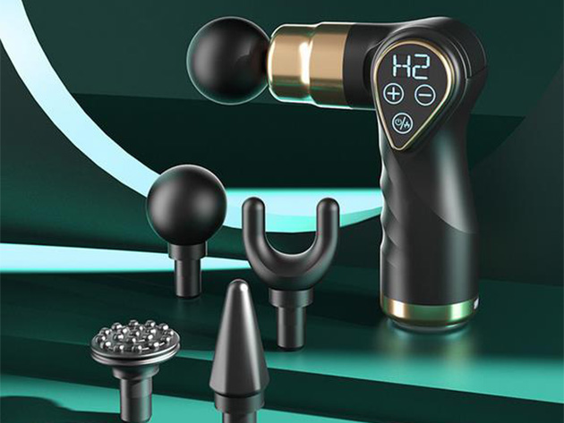 Adjustable Neck Hot Compress Massage Gun