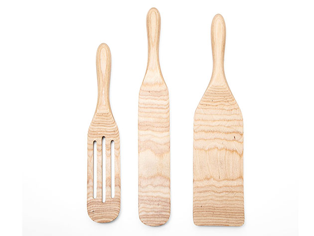 Mad Hungry 3-Pc Pakka Wood Spurtle Set (Natural)