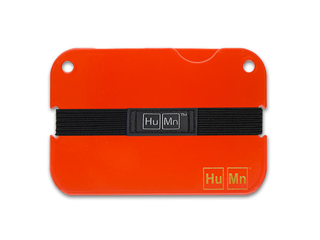 Aluminum Mini RFID Blocking Wallet (Orange)
