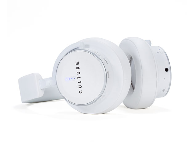 Culture Audio V1 Noise-Cancellation Bluetooth Headphones (White)