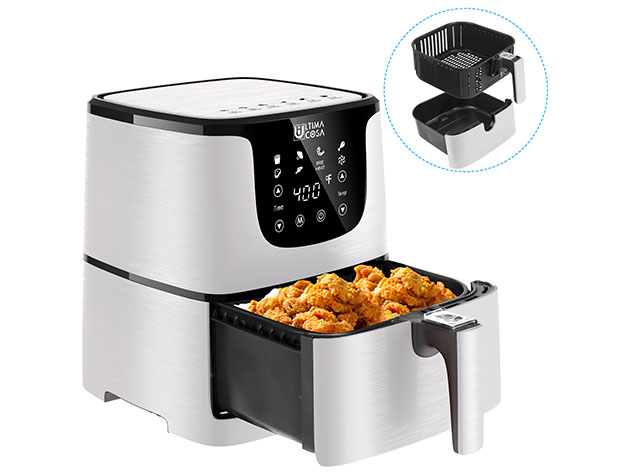 Ultima Cosa Presto Luxe Plus 5L Air Fryer (White) | TMZ Shop