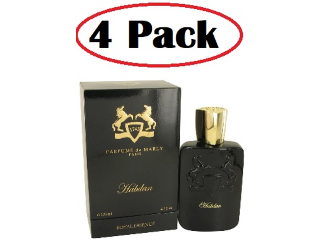 4 Pack of Habdan by Parfums de Marly Eau De Parfum Spray 4.2 oz