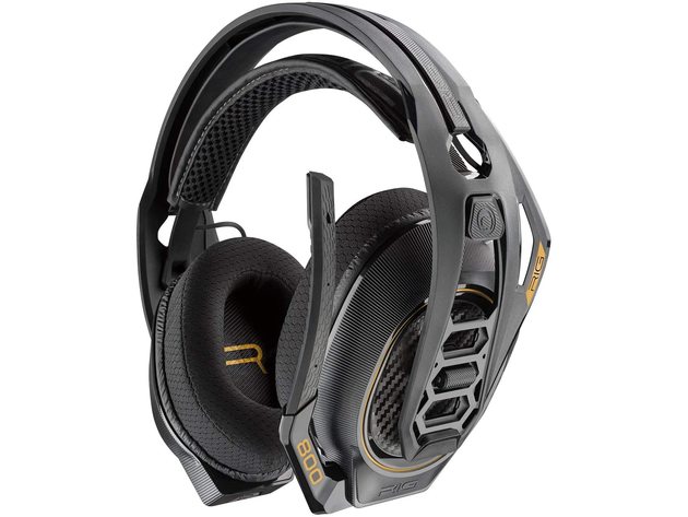 Plantronics Gaming Headset, RIG 800HD Wireless for Windows | Prepaid Dolby,Black (New)
