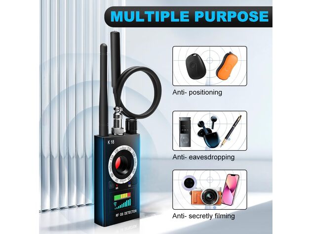 Hidden Camera, Bug, GPS & RF Detector