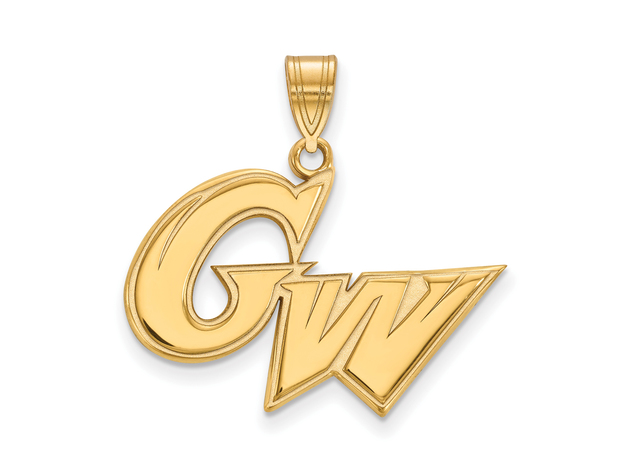 NCAA 14k Yellow Gold The George Washington U Large Pendant