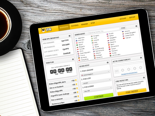 TigerVPN: 2-Yr VPN Subscription