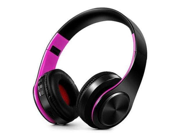 Multicolor Studio Headphones (Black/Pink)