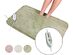 Serta Ultra Soft Triple Ribbed Plush Electric Heated Foot Warming Pad Sage - Sage