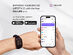 GoBe3 Wearable Health, Fitness, and Activity Tracker (Dark Purple)