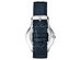 Stührling Silhouette Quartz 41mm Classic Watch (Silver Dial/Blue Leather)