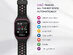GoBe3 Wearable Health, Fitness, and Activity Tracker (Burgundy)