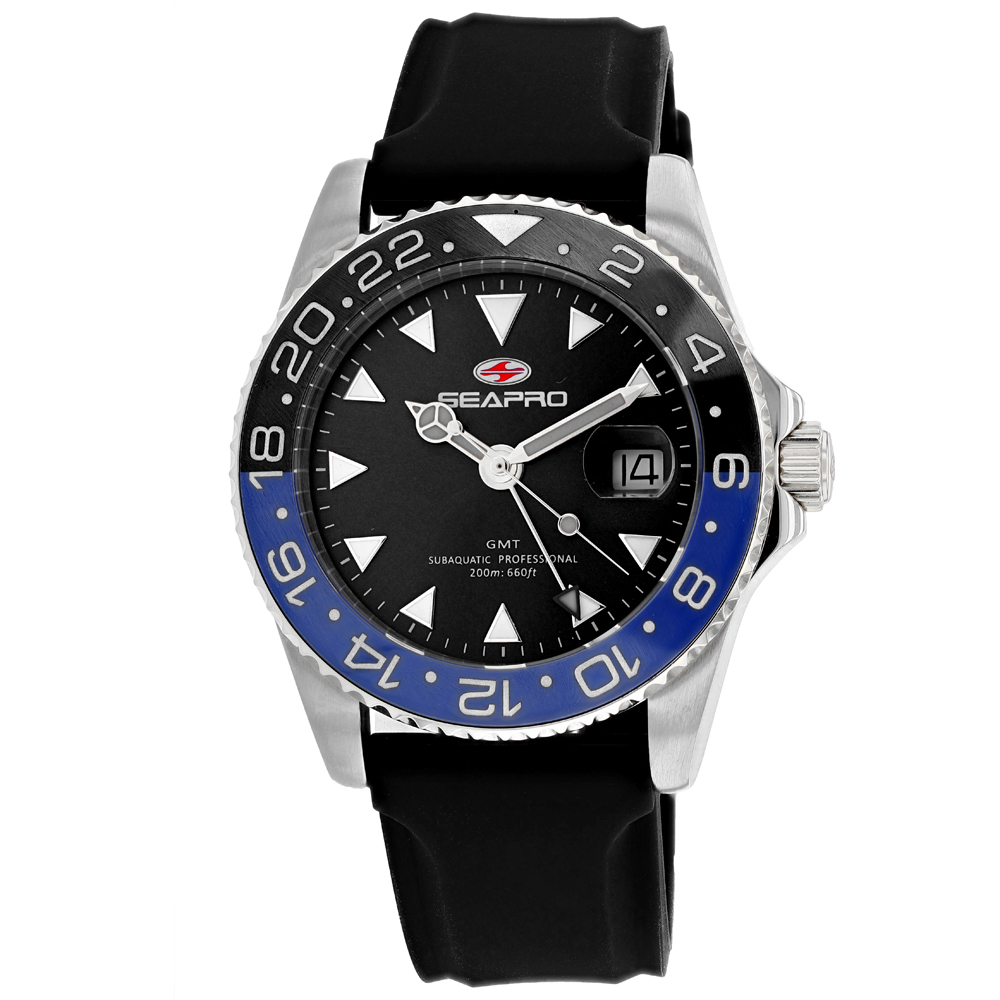 Seapro Men's Black Dial Watch - SP0123B