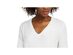 Maison Jules Women's V-Neck Sweater White Size 2 Extra Large