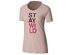 Columbia Women's Word Block T-Shirt Pink Size Small