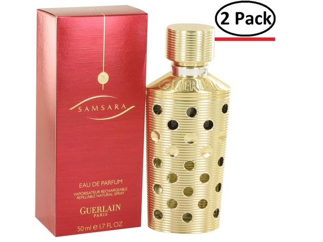 SAMSARA by Guerlain Eau De Parfum Spray Refillable 1.7 oz for Women (Package of 2)