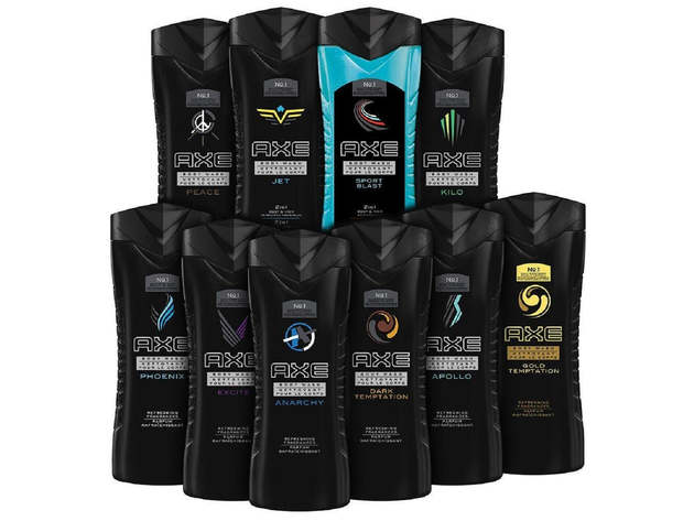 10-Pack AXE Shower Gel / Body Wash 8.45 oz - Assorted Scents
