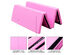 Costway 4'x6'x2'' Gymnastics Mat PU Thick Folding Panel Gym Pink 