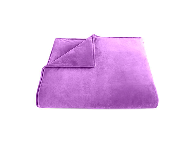 Home Collection Purple Weighted Blanket 15LB 60" x 80" | StackSocial