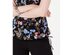 INC International Concepts Women's Printed Ruffle-Sleeve Top  Black Size 2 Extra Large
