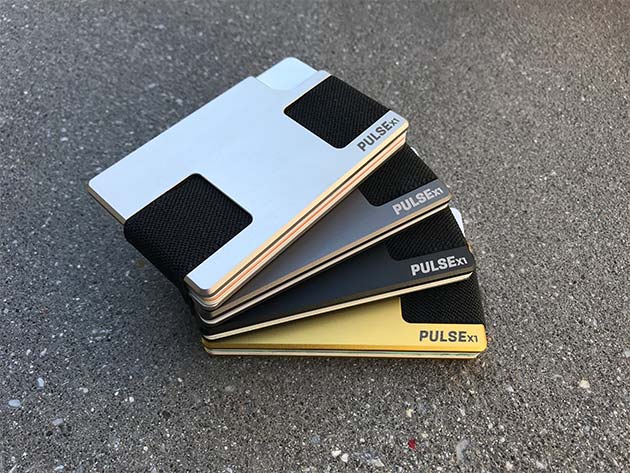 PulseX1 Ultra Slim Wallet (Gold)
