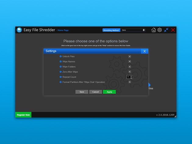 Easy File Shredder: Lifetime Subscription