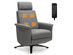 Costway Massage Recliner Chair Vibrating Sofa w/ Remote Control&Adjustable Headrest Grey