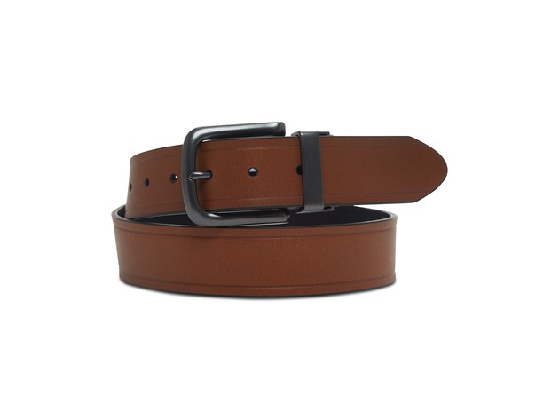 Levi's Men's Casual Center Stitched Reversible Belt - Medium