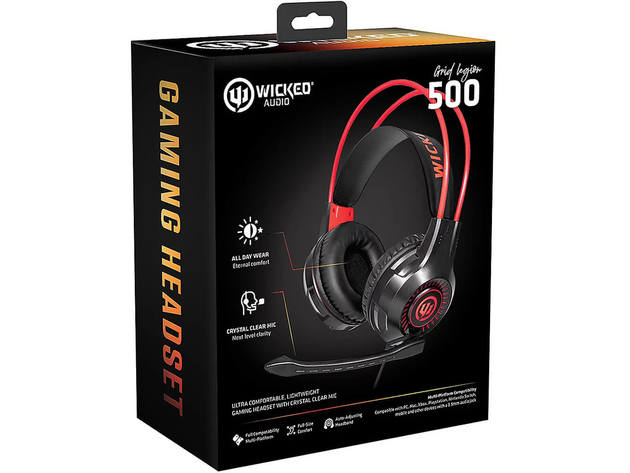 Wicked Audio WIGH500 Grid Legion 500 Wired Gaming Headset