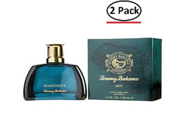 Tommy Bahama Set Sail Martinique By Tommy Bahama Eau De Cologne Spray 3.4 Oz For Men (Package Of 2)