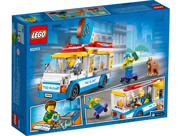 LEGO City Ice-Cream Truck Cool Toy Building Component Set, Pieces: 200, Age: 5 Years and Up (New Open Box)