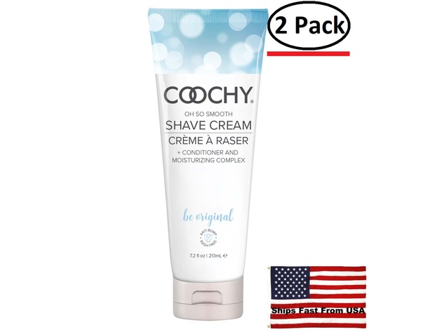 ( 2 Pack ) Coochy Shave Cream - Be Original - 7.2 Oz