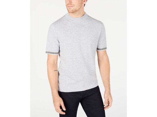mens short sleeve mock turtleneck shirts