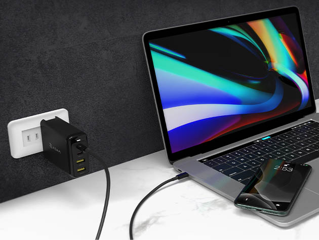 OMNIA Q4 4-in-1 Wireless Charging Station (OMNIA Pro 100/Black)