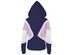 Champion Women's Color Block Hooded Sweatshirt Purple Size Medium